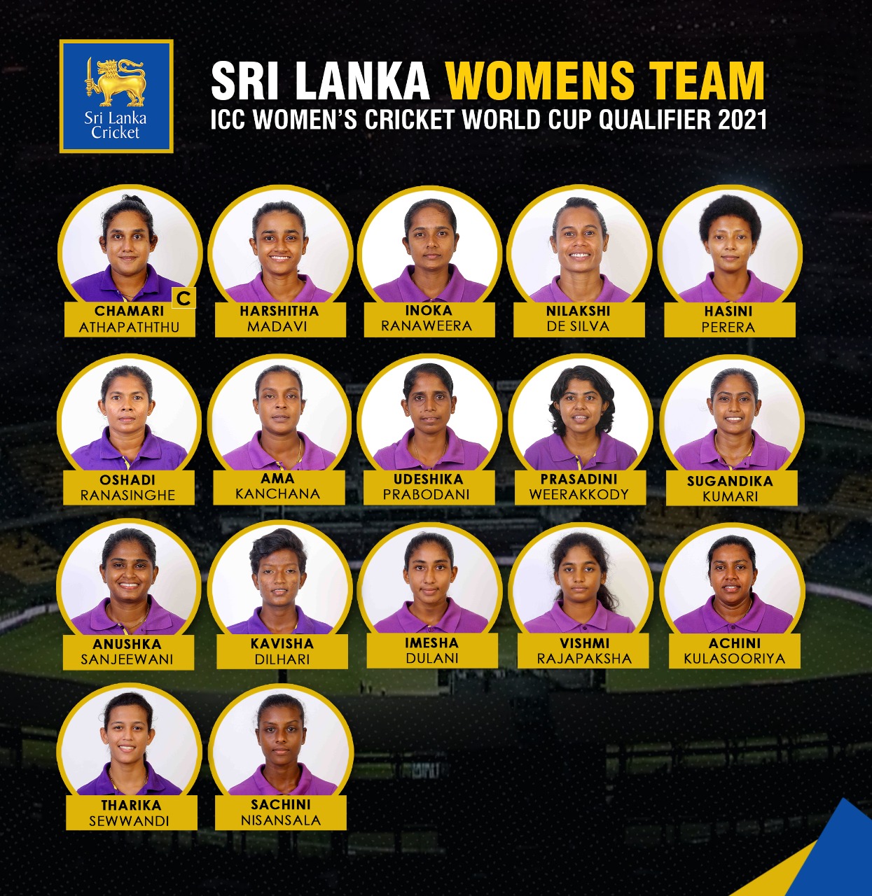 Sri Lanka Cricket Announces Sri Lanka Squad For The Womens World Cup Qualifier 2021 Colombo Times 4324